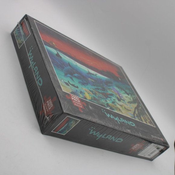 Robert Wyland Marine Sanctuary 1000pc Jigsaw Puzzle Willow Creek OOP - Picture 2 of 9